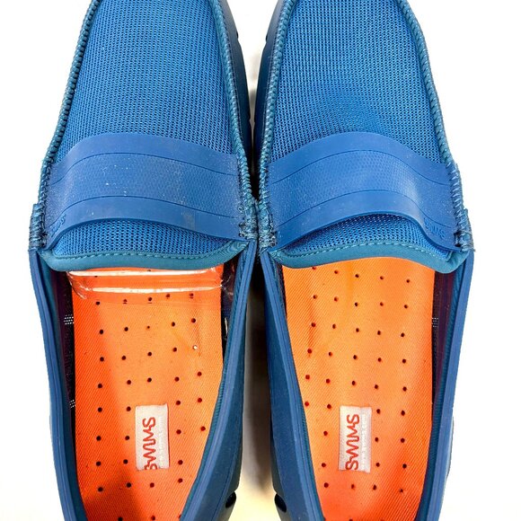 Swims Mens Saphire Blue Penny Loafer